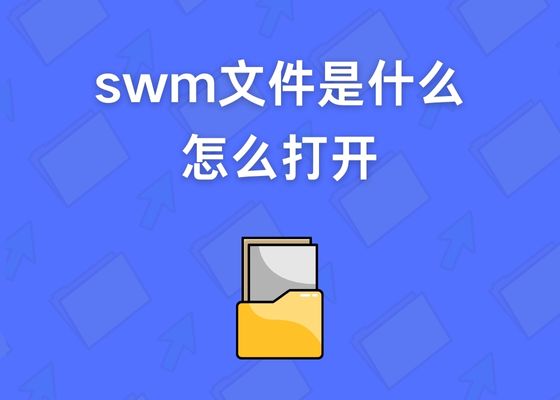 swm文件怎么打开？什么是SWM格式文件？