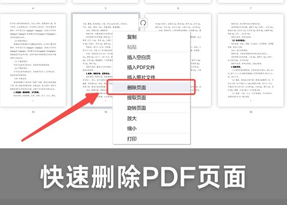 如何删除PDF的页面？